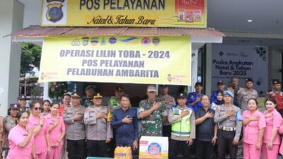 Bhayangkari Cabang Samosir dan Forkopimda Apresiasi Personel Ops Lilin Toba 2024