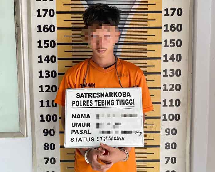 Polres Tebingtinggi Ungkap Peredaran Narkoba 162 Gram Sabu