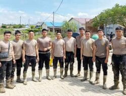 Polrestabes Medan Gerak Cepat Bantu Korban Banjir di Perumahan Villa Patumbak