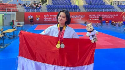 Polwan Polda Sumut Ukir Prestasi di Asian Police Taekwondo Championship 2024