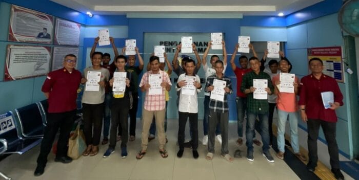 Peroleh Hak Integrasi, 14 Orang Warga Binaan Rutan Medan Bebas Bersyarat