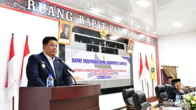 Rapat Paripurna DPRD Samosir Sambut Hari Jadi Ke-21