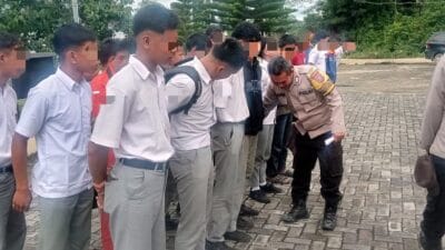 Ketahuan Bolos Sekolah, 21 Pelajar Ditindak Polsek Palipi