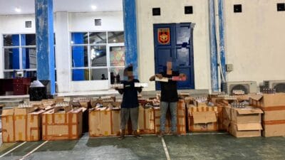 Awal Tahun 2025, Bea Cukai Langsa Tindak 1 Juta Batang Rokok Ilegal