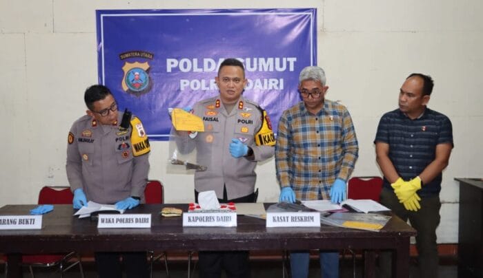Polres Dairi Bekuk ART Bobol Rumah Majikan