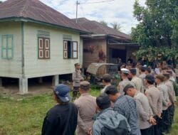 Polres Samosir Kawal Ketat Eksekusi Lahan dan Bangunan di Desa Lumban Suhi-Suhi Toruan