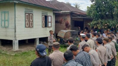 Polres Samosir Kawal Ketat Eksekusi Lahan dan Bangunan di Desa Lumban Suhi-Suhi Toruan