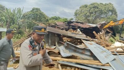 Polres Samosir Lakukan Pengamanan Eksekusi Lahan di Desa Maduma