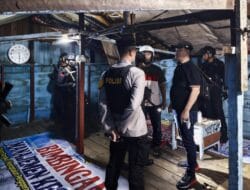 Tim Gabungan Polres Pelabuhan Belawan dan Brimob Gerebek Dua Lokasi