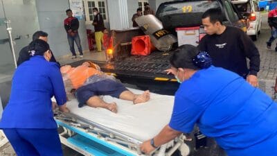 Patroli Presisi Polrestabes Medan Tanggap Bantu Korban Kecelakaan Lalu Lintas
