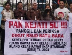 Mahasiswa Peduli Keadilan Sumatera Utara Gelar Aksi Demonstrasi di Kejatisu