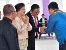 Bupati Samosir Hadiri Pisah Sambut Praeses Distrik VII