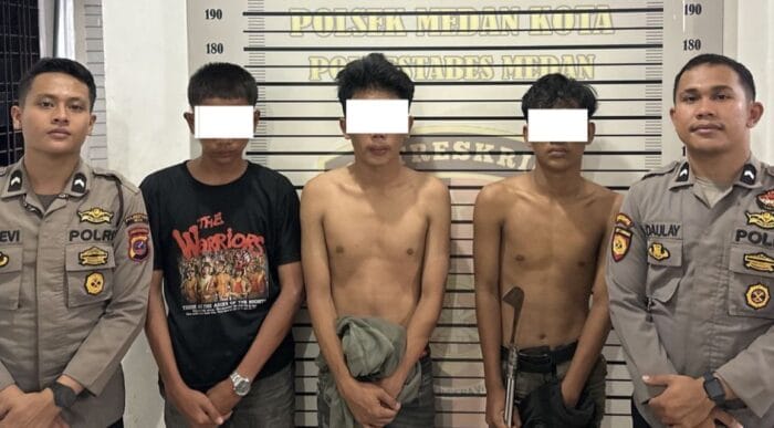 Polrestabes Medan Respons Cepat Tangkap Pelaku Tawuran