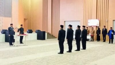Pj Bupati Batu Bara Lantik 4 Pejabat Eselon II