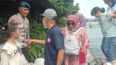 Polres Samosir Tingkatkan Pengawasan Jalur Darat dan Danau di Musim Libur