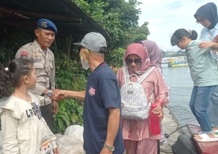 Polres Samosir Tingkatkan Pengawasan Jalur Darat dan Danau di Musim Libur