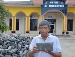 Rutan Kelas I Medan Antar 5.000 Paving Block Pesanan Masjid Al-Mukhlisin Helvetia