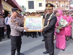 Upacara Purnabakti Kabag Ren Polres Samosir Berlangsung Khidmat