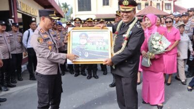 Upacara Purnabakti Kabag Ren Polres Samosir Berlangsung Khidmat