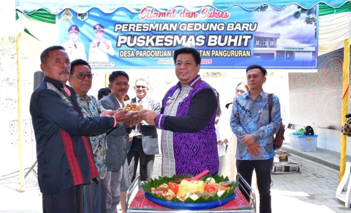 Bupati Samosir Resmikan Gedung Puskesmas Baru Berbiaya Rp8,2 M