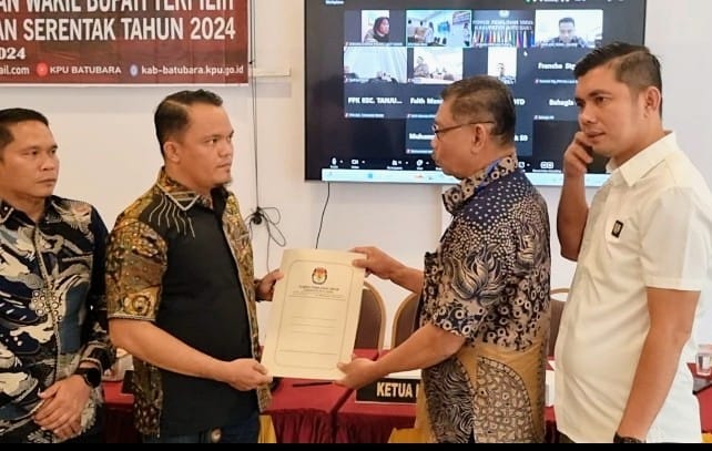 KPU Tetapkan Baharuddin-Syafrizal Sebagai Bupati dan Wakil Bupati Batu Bara Terpilih