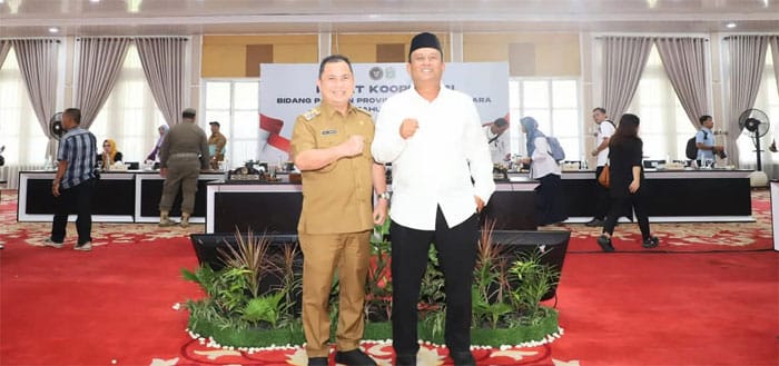 Pj Bupati Dairi Hadiri Rakor Bidang Pangan Provsu Bersama Wakil Bupati Terpilih