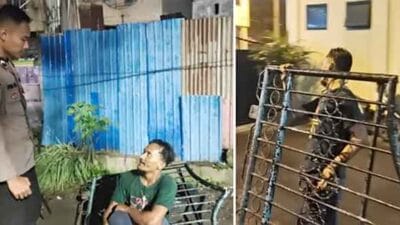 Polisi Tangkap Pencuri Pagar Besi di Medan