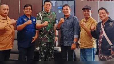 Asosiasi Libas P2 LH-K Green Batu Bara Silaturahmi ke Komandan Denpom I/5 Medan