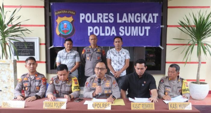 Polres Langkat Berhasil Ungkap Kasus Penggelapan 14 Mobil Rental