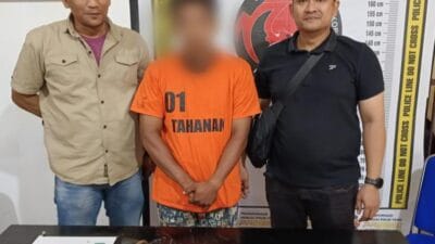 Polsek Bosar Maligas Tangkap Pengedar Sabu di Simalungun, 1 Senapan Angin Disita