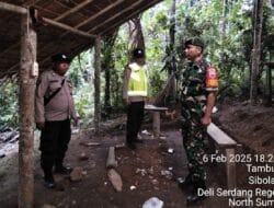 Cegah Perjudian dan Narkoba, Polsek Pancur Batu dan Koramil 03 Sibolangit Intensifkan Patroli dan Penyelidikan