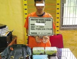 Polda Sumut Tangkap Kurir Narkoba di Asahan, 2 Kg Sabu dan 2000 Pil Ekstasi Disita