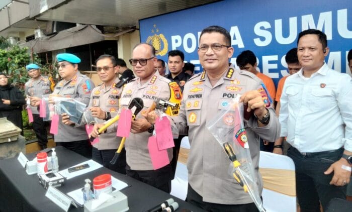 Polda Sumut dan Polrestabes Medan Bongkar Sindikat Pencurian Bongkar Rumah Antarprovinsi