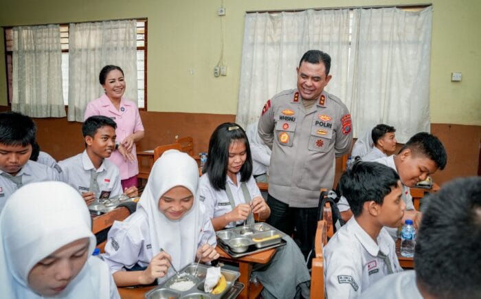 Kapolda Sumut Tinjau Uji Coba Program Makan Bergizi Gratis