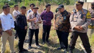 Polres Samosir Lakukan Pengamanan Eksekusi Tanah dan Bangunan di Desa Nainggolan