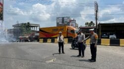 Satlantas Polres Labusel Bersama Instansi Terkait Lakukan Pengecekan Jalan untuk Keselamatan