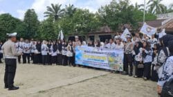 Satlantas Polres Labusel Gelar Dikmas Lantas bagi PGRI di SMA Negeri 1 Kotapinang