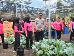 Kapolres Labusel dan Ketua Bhayangkari Launching Program Penguatan P2L