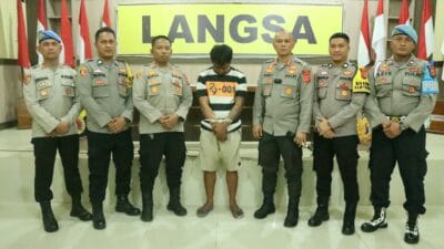 Polres Langsa Tangkap Pelaku Pembunuhan Siswi MTsN
