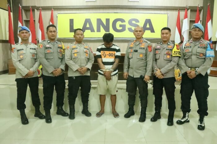 Polres Langsa Tangkap Pelaku Pembunuhan Siswi MTsN