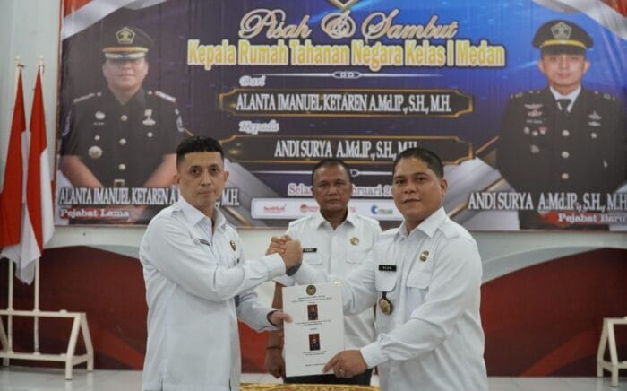 Sertijab dan Pisah Sambut Karutan Kelas I Medan