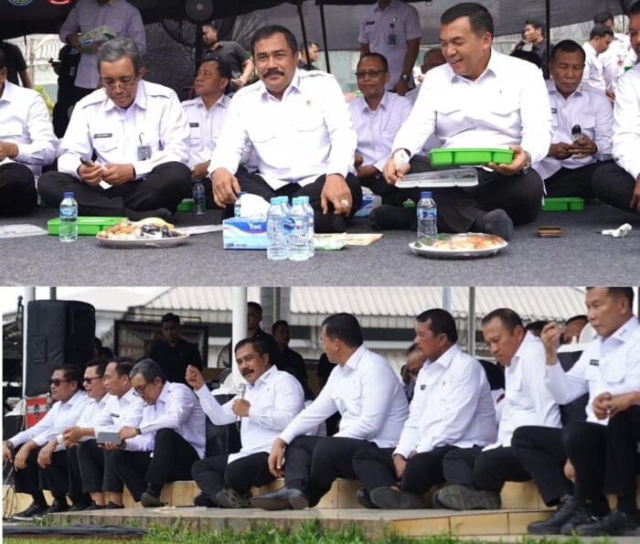 Rutan Kelas I Medan Ikuti Makan Siang Bersama Menteri Imipas dengan Warga Binaan Rutan Cipinang Secara Virtual