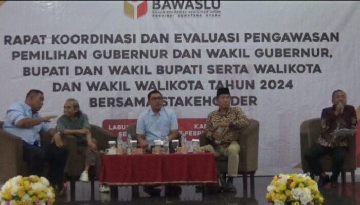 Bawaslu Sumut Gelar Rakor dan Evaluasi Pengawasan Pilkada 2024