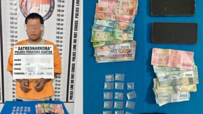Polres Pematangsiantar Ungkap Peredaran Narkoba di Lorong 7 Parluasan