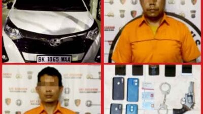 Sat Reskrim Polres Pelabuhan Belawan Tangkap Dua Polisi Gadungan Pelaku Perampokan