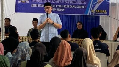 Gelar Reses M Faisal Anggota DPRD Sumut Harapkan Pemerintah Sampaikan Bantuan ke Masyarakat Tepat Sasaran