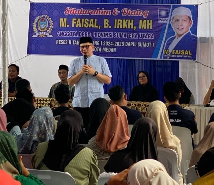 Gelar Reses M Faisal Anggota DPRD Sumut Harapkan Pemerintah Sampaikan Bantuan ke Masyarakat Tepat Sasaran