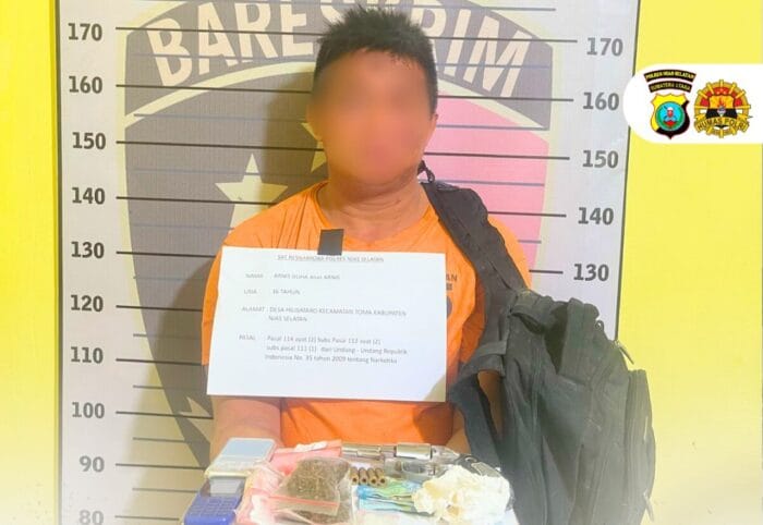 Polres Nisel Tangkap Residivis Bersenjata, Sita Sabu, Ganja, dan Ratusan Butir Ekstasi