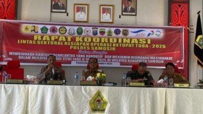 Rakor Operasi Ketupat Toba 2025 di Samosir: Strategi Antisipasi Lonjakan Wisatawan Saat Idul Fitri