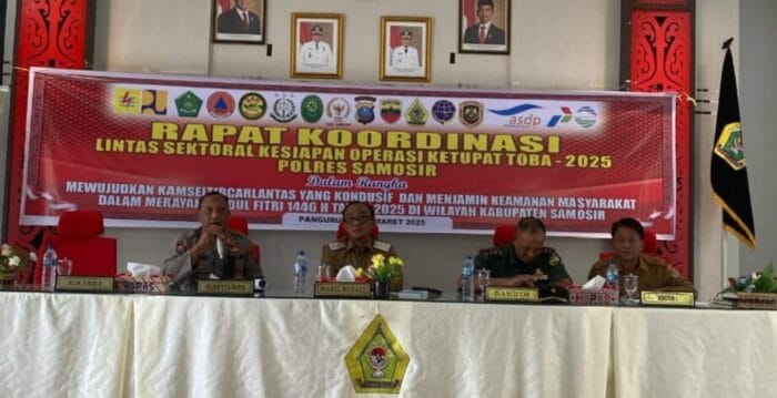 Rakor Operasi Ketupat Toba 2025 di Samosir: Strategi Antisipasi Lonjakan Wisatawan Saat Idul Fitri